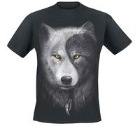 Spiral Wolf Chi T-Shirt schwarz in L