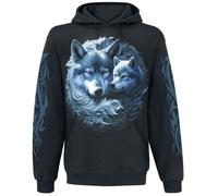 Spiral Wolf Guardian - Hoodie Kapuzenpullover schwarz in M