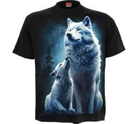 Spiral Wolf Guardian Männer T-Shirt schwarz XXL 100% Baumwolle Rockwear, Tiere & Haustiere