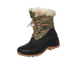 Spirale Evelin Damenstiefel, gefüttert, Nylon/PVC, Grün, Gr. 36. 36