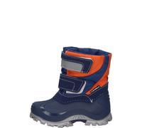 Spirale gefütterte Kindergummistiefel SIMON blau/orange 28