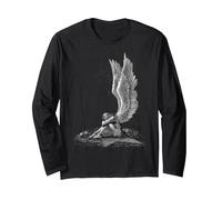 Spirale Original - Ensklavierter Engel - Gothic Angel Langarmshirt, Unisex für Erwachsene, Schwarz, L