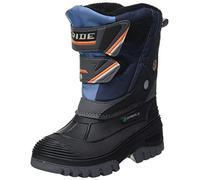 Spirale Unisex Kinder Frodo Schneestiefel,Snow Boot Jungen, Fleecefutter mit Isolierschaum, Wasserabweisendes Nylon und Beschichtetes Gewebe, Schwarz Blau, 40 EU