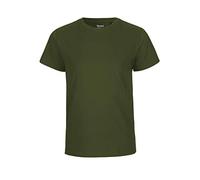 Spirit of Isis Neutral- Kids Short Sleeved T-Shirt, 100% Bio-Baumwolle. Fairtrade, Oeko-Tex und Ecolabel Zertifiziert, 152, Oliv