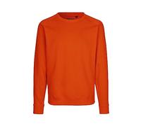 Spirit of Isis Neutral Sweatshirt, 100% Bio-Baumwolle. Fairtrade, Oeko-Tex und Ecolabel Zertifiziert, Textilfarbe: orange, Gr.: L