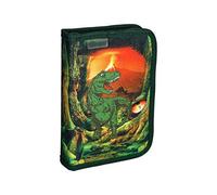 SPIRIT TTS Schüler-Etui für Schreibwaren Federtasche Stifte-Tasche BleistifthalterStifthalter Federmappe Für Mädchen Teenager Jungen Mäppchen Große Kapazitätfür Schüler Student , Grün