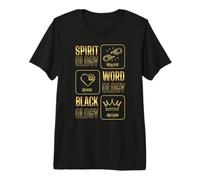 Spiritology Wordology Blackology Trilogy T-Shirt Premium T-Shirt