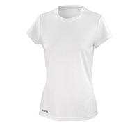 Spiro Damen Quick Dry Super Soft Short Sleeve T-Shirt, weiß, Größe L