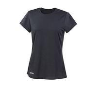 RT253F SPIRO schnelltrocknendes Damen T-Shirt atmungsaktiv Black M (38)