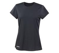 Spiro Damen Quick Dry Super Soft Short Sleeve T-Shirt XL schwarz