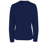 Spiro Damen Sport T-Shirt Langarm Performance (Large) (Marineblau)
