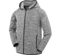 SPIRO Herren Microfleece Kapuzenjacke Fleece-Jacke S245M marl grey/black XXL