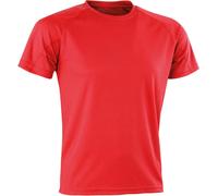 Spiro Herren Performance Aircool T-Shirt, Rot, Größe M