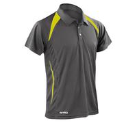 SPIRO - Men´s Team Spirit Polo Grey - Gr. - 4XL