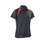 RT177M SPIRO Team Spirit Poloshirt Sportshirt Black S