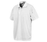 Spiro S288X Leistung Aircool Polo Hemd - Weiß - 4XL