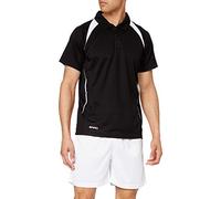 Spiro Team Spirit Polo Herren Poloshirt , Schwarz (Black/White 150) , XXXX-Large
