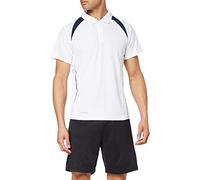 Spiro Poloshirt Team Spirit Herren Weiß/Navy (White/Navy 052) XXXX-Large