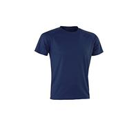 Spiro Unisex Impact Aircool Tee (4XL) (Marineblau)