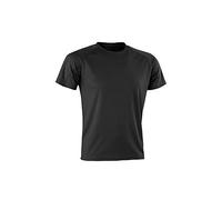 Spiro Unisex Impact Aircool Tee (4XL) (Schwarz)