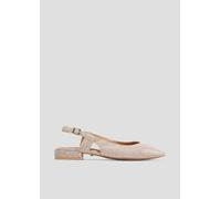 Spitz zulaufende Sling-Pantoletten 39 creme 6008892.445.39