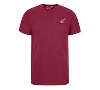 Spitzbub T-Shirt Herren Shirt Kurzarm Shirt in Dunkelrot Stick (DE/NL/SE/PL, Alphanumerisch, 3XL, Regular, Regular, Standard, Rot)