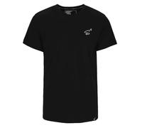 Spitzbub T-Shirt Herren Shirt Kurzarm Shirt in Schwarz Stick (DE/NL/SE/PL, Alphanumerisch, XL, Regular, Regular, Standard, Schwarz)