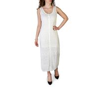 Spitzen-Midi-Kleid mit Knopfleiste M