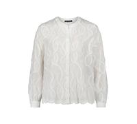 Spitzenbluse BETTY BARCLAY "Damen mit Schmuckkanten", Damen, Gr. 40, rohweiß, Obermaterial: 100% Baumwolle, figurumspielend normal, Rundhals, Blusen Spitzenbluse (70483807-40) rohweiß