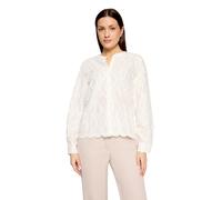 Betty Barclay Damen Spitzenbluse mit Schmuckkanten 48, Rohweiß