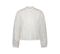 Spitzenbluse BETTY & CO "Damen mit Stehkragen", Damen, Gr. 38, weiß, Obermaterial: 100% Baumwolle, figurumspielend normal, Blusen Spitzenbluse (14651059-38) weiß