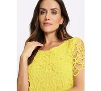 Spitzenbluse limone 36