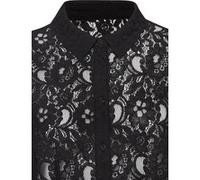 Spitzenbluse schwarz 34