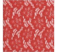 Spitzenstoff FLEUR rot