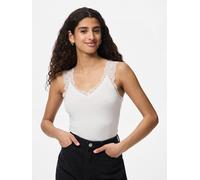 Pieces Spitzentop PCBARBERA Spitze Bright White Größe XL
