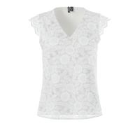 Pieces Blusentop "Olline" in Weiß - 25% | Größe XL | Damen Blusen