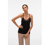 VERO MODA Vmana S/L Lace Top Noos Damen, Schwarz