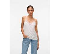 Vero Moda Ana Lace ärmelloses T-shirt XS Snow White