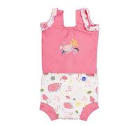 Splash About Baby-Mädchen Happy Nappy Costume Einteiliger Badeanzug, Forest Walk, 6-14 Monate