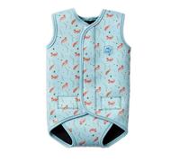 Splash About Unisex Baby Wrap One Piece Swimsuit, Playful Otters, 6-18 Monate