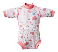 Splash About kleine Mädchen Happy Nappy Wetsuit Einteiliger Badeanzug, Forest Walk, 0-4 Monate