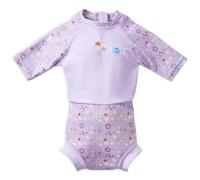 Splash About Unisex Baby Happy Nappy Sunsuit Sonnenanzug, Flieder Frühling, 6-14 Monate