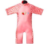 Splash About Unisex Kids UV Sun & Sea Suit One Piece Swimsuit, Strawberry Field, 2-4 Years