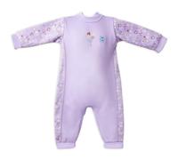 Splash About Unisex Baby Warm One Piece Swimsuit, Lilac Spring, 0-3 Monate