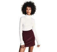 Splendid Klassischer Rollkragen für Damen, Weiss/opulenter Garten, X-Klein