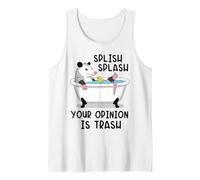 Splish Splash Deine Meinung ist Trash Opossum Bath Tank Top