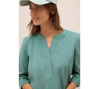 CECIL Damen 3412033 Split Neck Cordbluse, Jewel Green, Medium