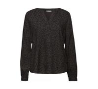 Split Neck Leo Bluse Violett 34