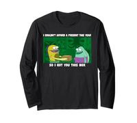 Spongebob I Got You This Box Present Funny Meme Cartoon Langarmshirt