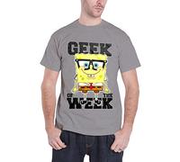 SpongeBob Schwammkopf Geek Of The Week T-Shirt grau meliert XL